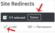 da-redirect-site-remove