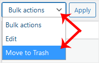 move-to-trash-wp-multiple